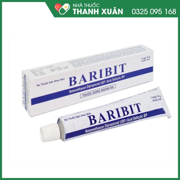 Baribit thuốc mỡ bôi giảm viêm da